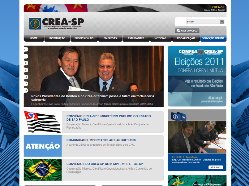 Plenária do CREA SP com Votação Eletrônica e TV