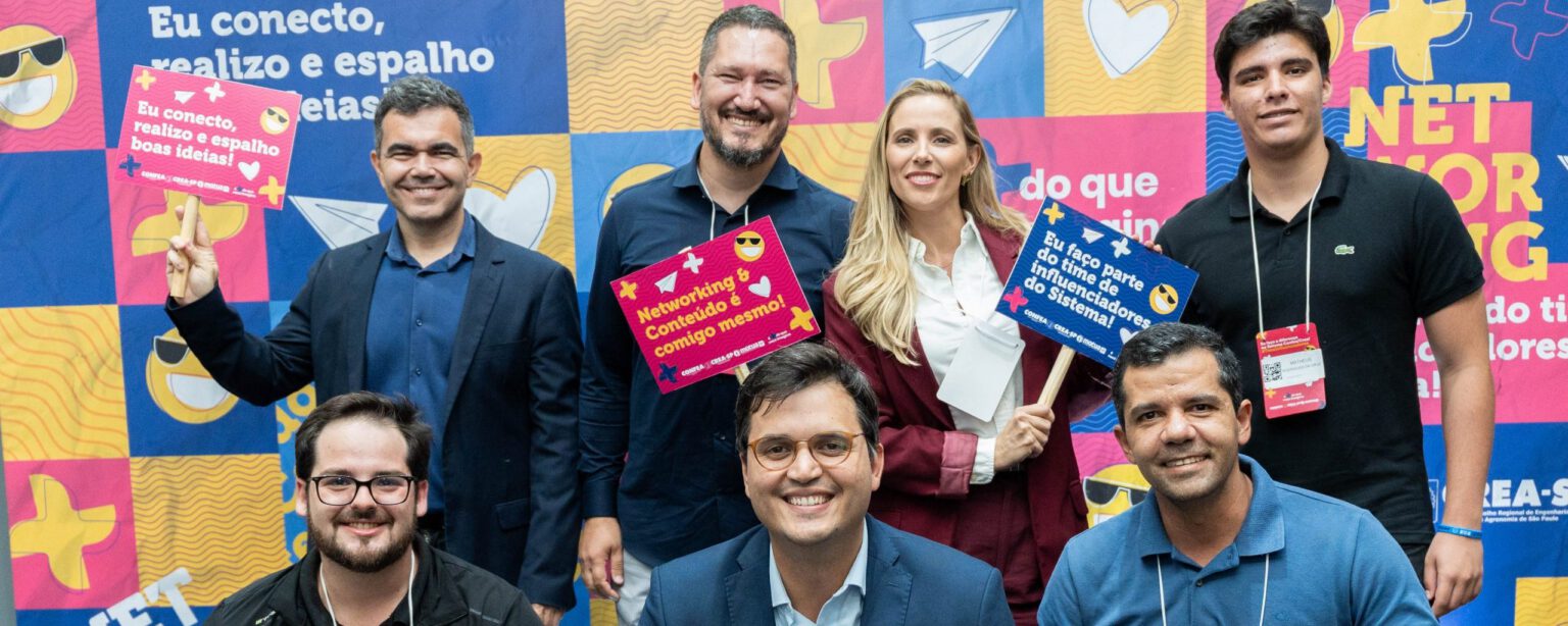 Eng. Vinicius Marchese; Eng. Iza Valadão; Eng