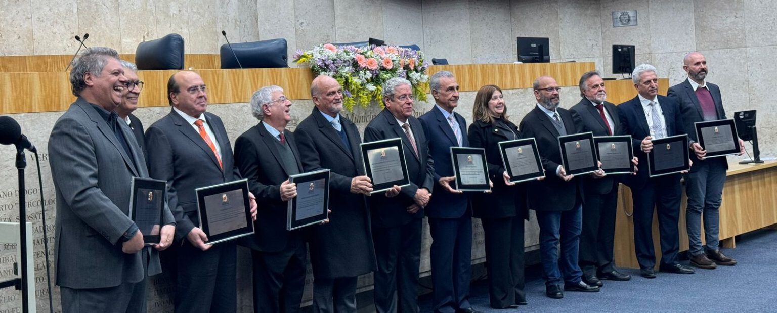 Vereador Paulo Frange e presidente do Crea-SP, Eng