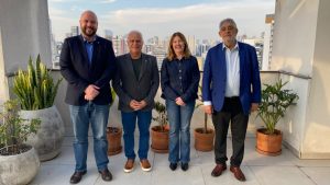 Miguel Fernández, Marcos Gervásio, Lígia Mackey e Jorge Luiz Silva